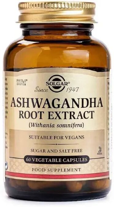 Solgar Ashwagandha Extracto de Raíz 60 Vcaps