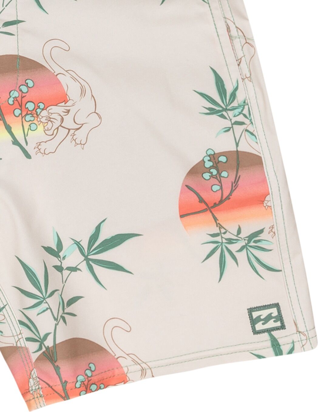 Badeshorts BILLABONG "Sundays 15", Jungen, Gr. 28, beige (sand), Obermaterial: 90% Polyester, 10% Elasthan., Badehosen Badeshorts sand 28