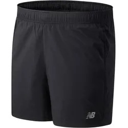 New Balance, Herren, Sporthose, Core Run 5 inch Short (XXL), Schwarz