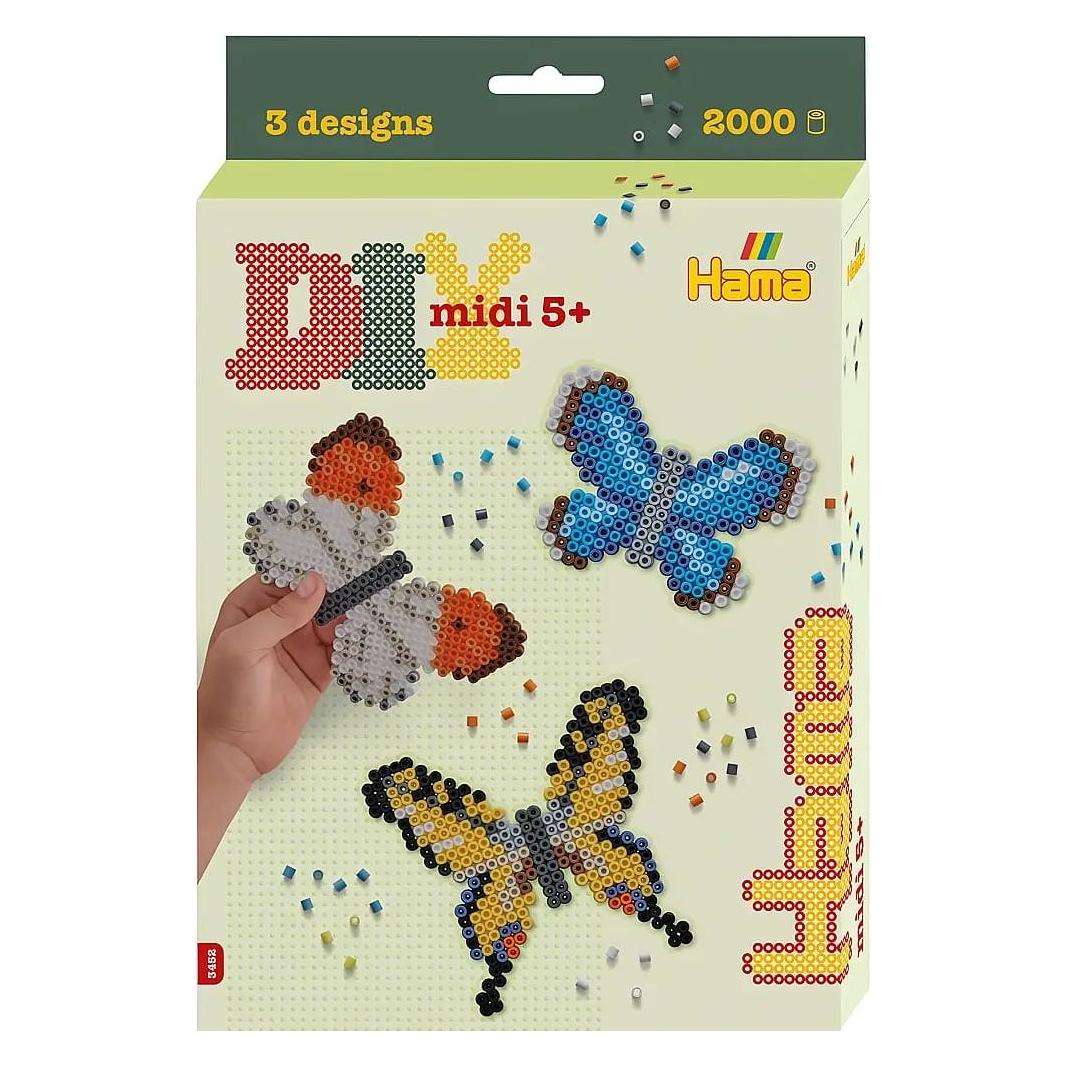 Hama Bügelperlen Starter-Set midi Schmetterlinge (3452)