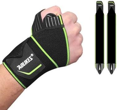 Useful Little Things Elastic Bandage Gym Wrist Support Straps green