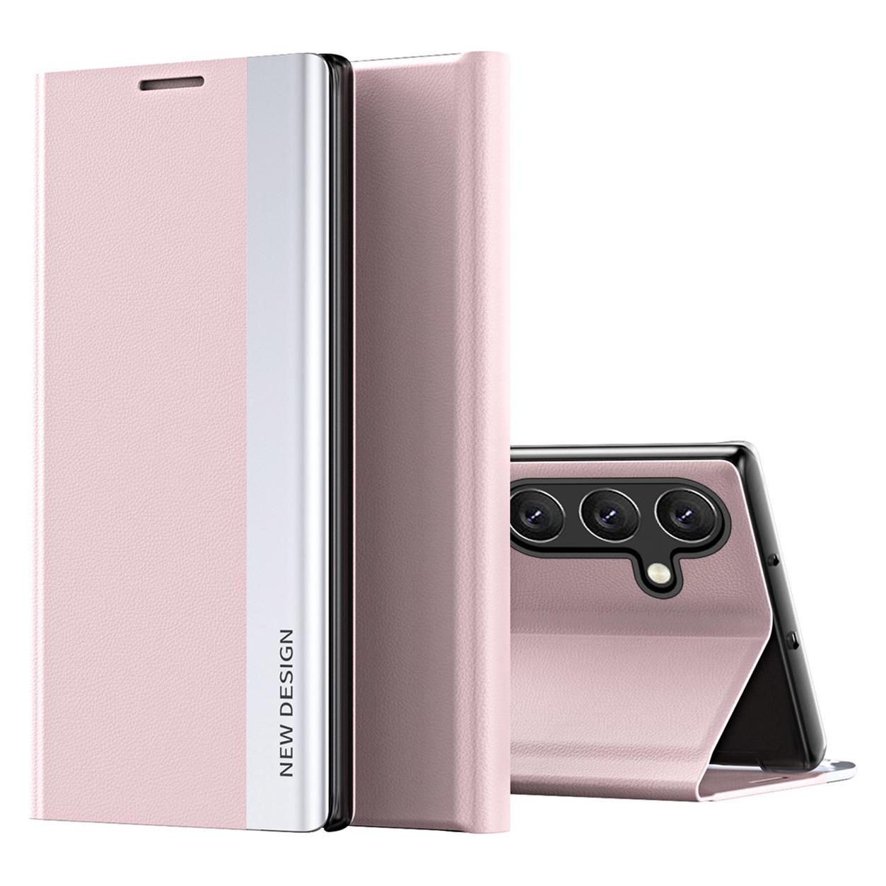 Hurtel Sleep Case Pro Hülle für Samsung Galaxy S25+ mit Klappe und Ständer - Pink (Samsung Galaxy S25+) (SLEEP CASE PRO SAMSUNG GALAXY S25+ PINK)