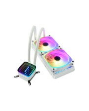 Enermax WAK Aquafusion ADV Wasserkühler 240mm SquA RGB weiß AMD Sockel AM5 Ryzen Zen4 Intel 1700 Core i (ELC-AQFA240-SQA-W)