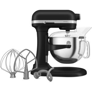KitchenAid Küchenmaschine Artisan, 5KSM60SPXEBM, 375 W, mit Schüsselheber, 5,6 Liter, mattschwarz