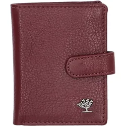 The Skandinavian Brand Leder Kreditkarten Etui - bordeaux