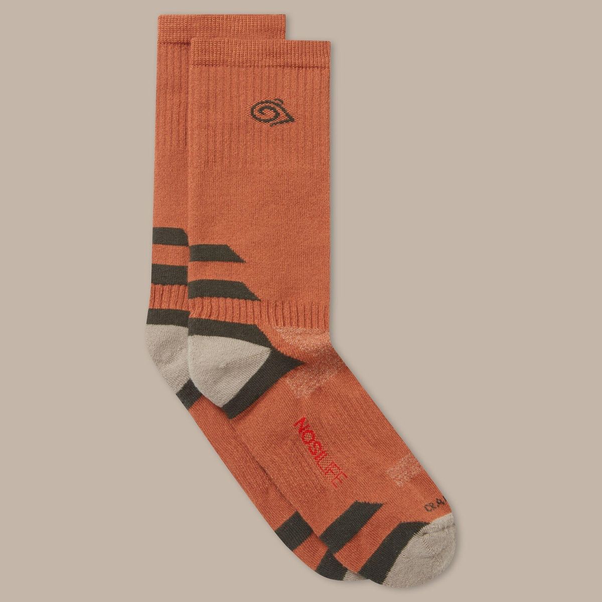 Craghoppers Nosilife Adventure Socks red beach / black pepper (FAU) 43-47 CUH371 FAU S08