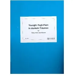 In dunkeln Träumen für Flöte, Viola und Stimme Set mit 3 Spielpartituren, Fachbücher von Younghi Pagh-Paan