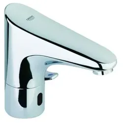 Grohe Europlus E Waschtisch Armatur 36015001 Infrarot, chrom, Trafo und Mischung, Ecojoy