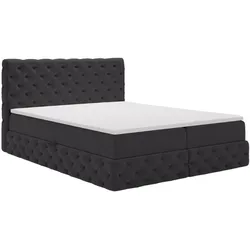 BOXBETT Canolo 140x200 Schwarz