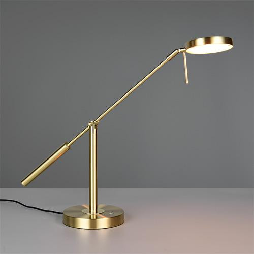 Trio Monza Bureaulamp - Messing/Goud