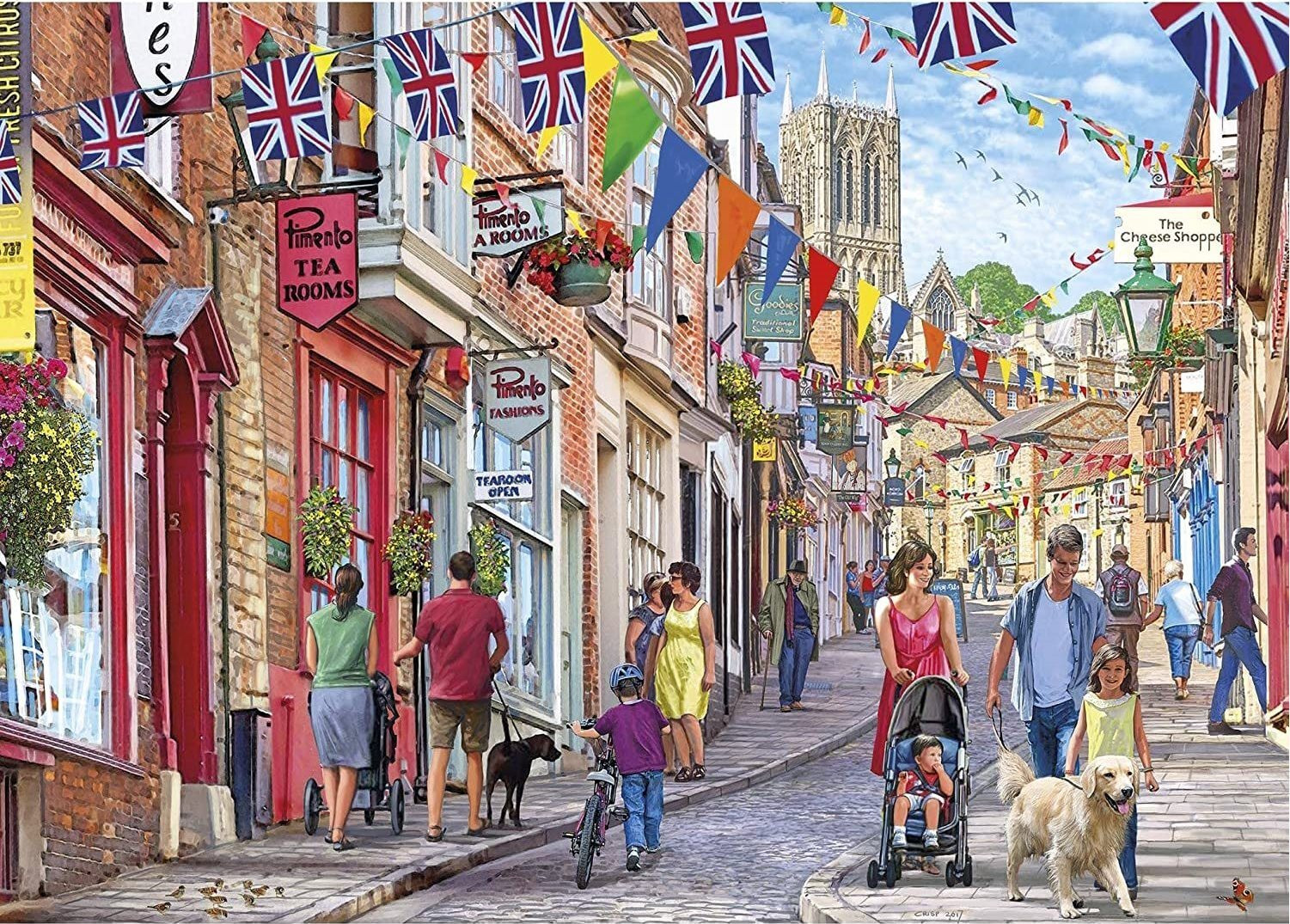 Gibsons Puzzel Steep Hill 1000 stukjes