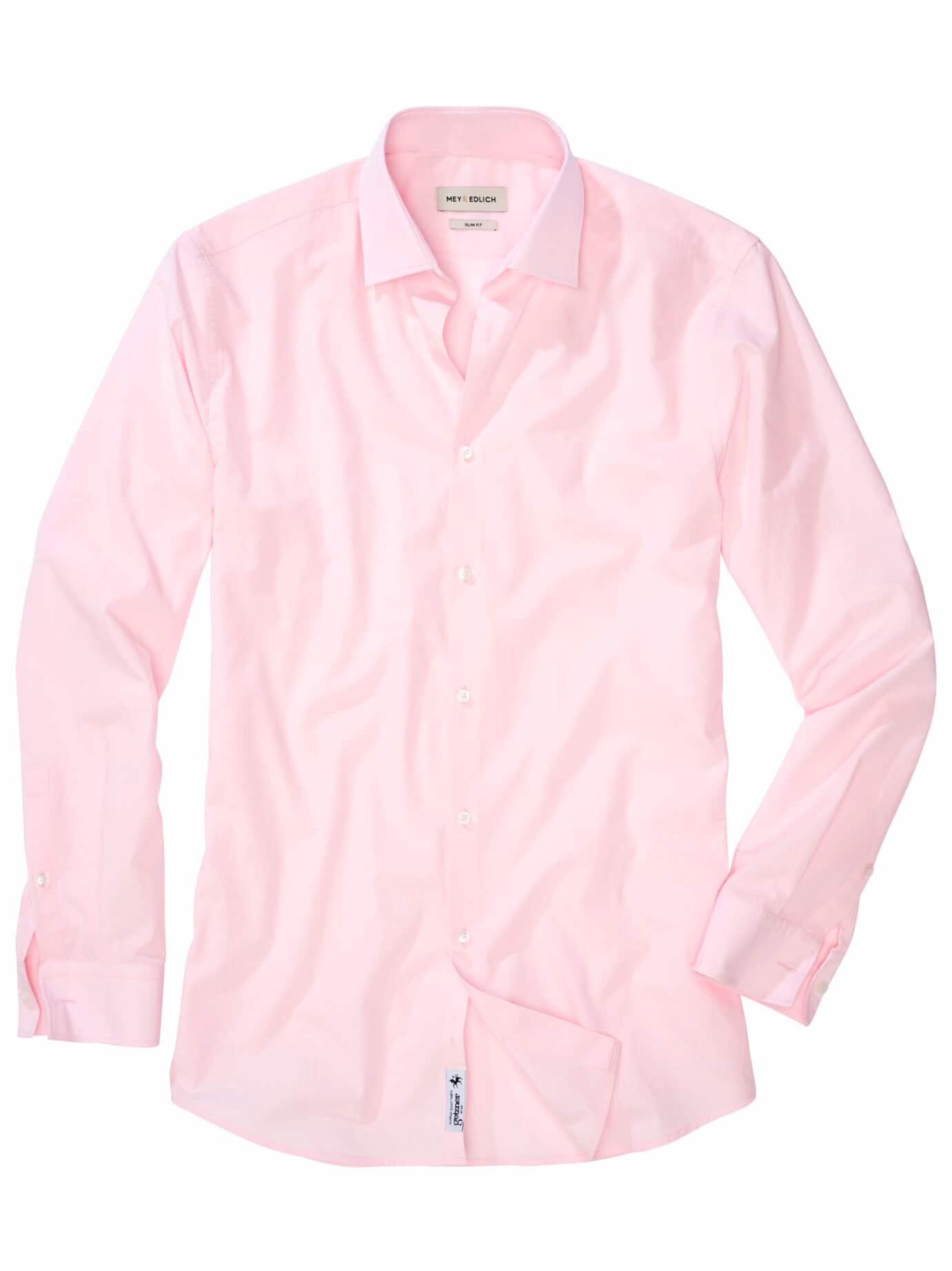 Mey & Edlich Herren Renommee-Hemd Rosa 100 % Baumwolle