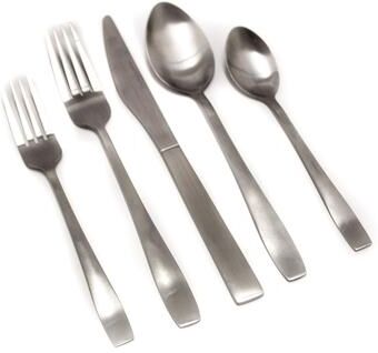 BergHOFF Essentials 20Pc 18/10 Stainless Steel Flatware Set, Taper