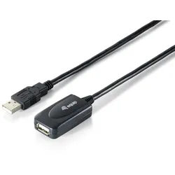 Equip Aktive USB 2.0 A auf A Verlängerungskabel Stecker auf Buchse, 15m
