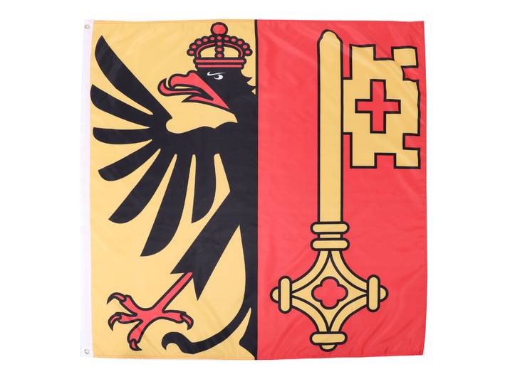 Kantonsflagge Genf 120 x 120 cm