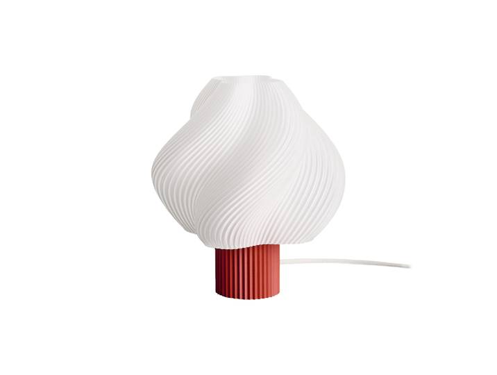 CRÈME ATELIER - Lampe de table - Rouge - PLA recyclé - Designer Crème Atelier