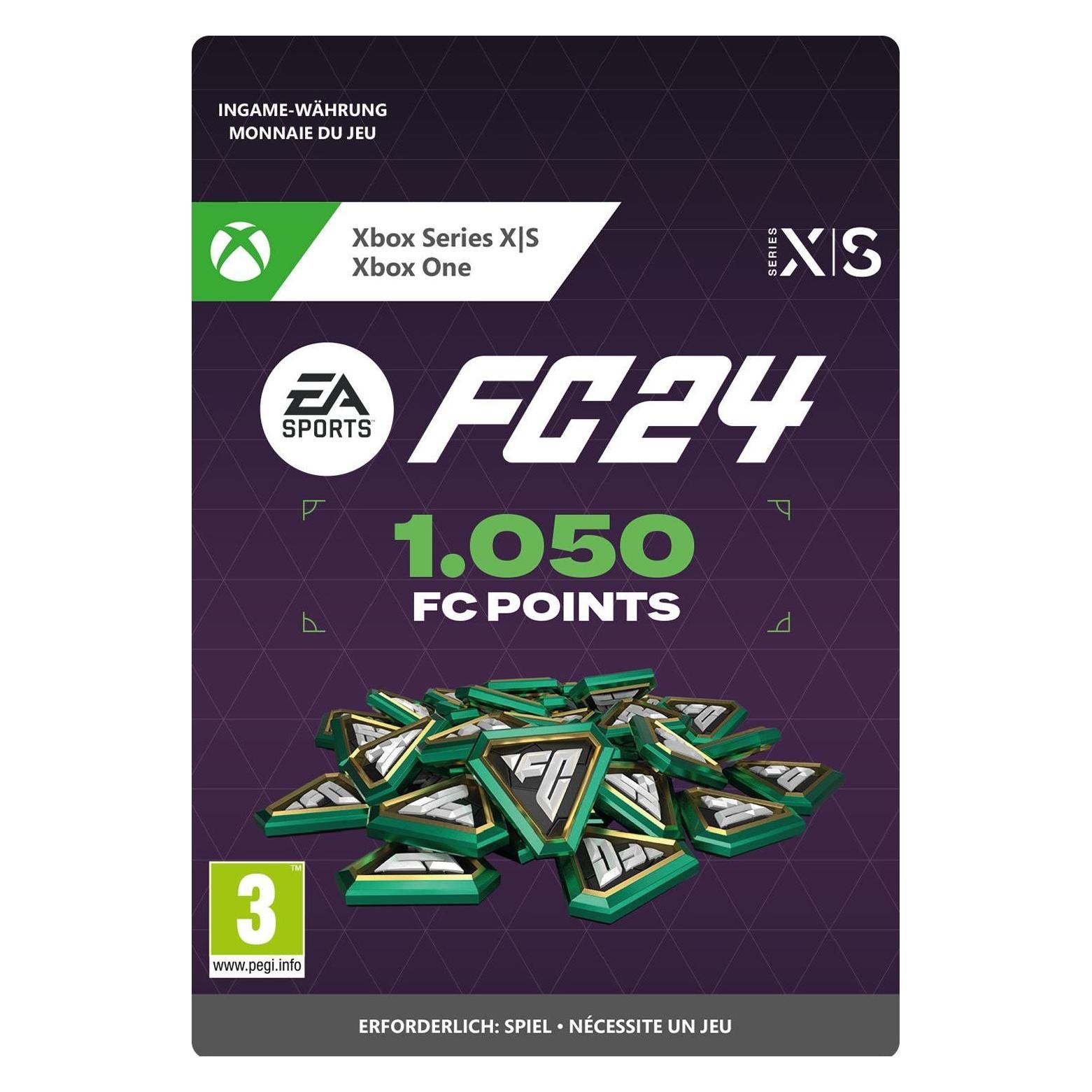 Microsoft Xbox EA SPORTS FC 24 1050 FC POINTS Download Code (7F6-00784)