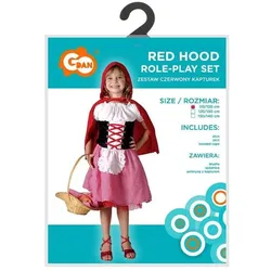 GoDan Rotkäppchen-Kostüm für Kinder, Grösse 120/130 cm (128)