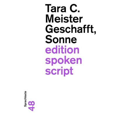 Geschafft, Sonne, Taschenbuch von Tara C. Meister, Der gesunde Menschenversand, 978-3-03853-143-2