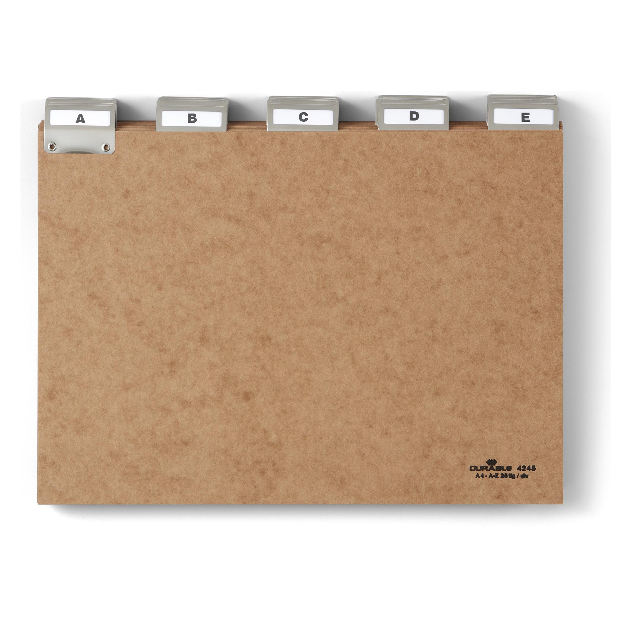 Durable LEITKARTEN UND LEITREGISTER AUS PRESSSPAN 1 ST 424511 (A4) (424511)