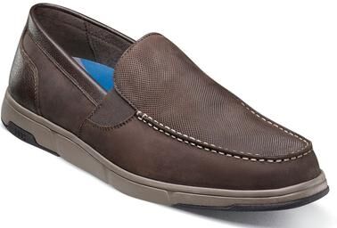 Nunn Bush Luca Moc Toe Venetian - Mens 8.5 Brown Slip On W