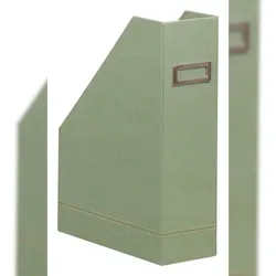 Rhodiarama Stehsammler aus Kunstleder, 10x25x31cm - Seladon 194547C