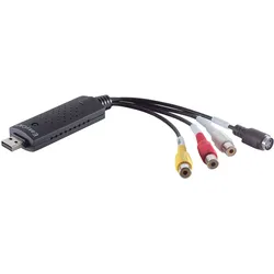 USB-Video-Digitalisierer, Analog zu Digital, Schnelle Digitalisierung – Grabber für VHS, Kassetten & mehr, effiziente Videoübertragung