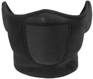 Perfect Picks Market Winter Cycling Face Mask Windproof Fleece Skiing Protection For Cold Weather black