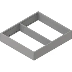 Blum Ambia-Line Schubkastenrahmen - Rahmen 273x242x50mm Stahl indiumgrau matt, Besteckkasten, Grau