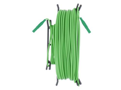 Metrel A 1608 Sicherheits-Messleitung Bananenstecker 4mm Bananenstecker 4mm 20m Grün 1St.