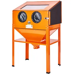 VEVOR 227 L Sandstrahlkabine mit Ständer mit Strahlpistole und 4 Düsen