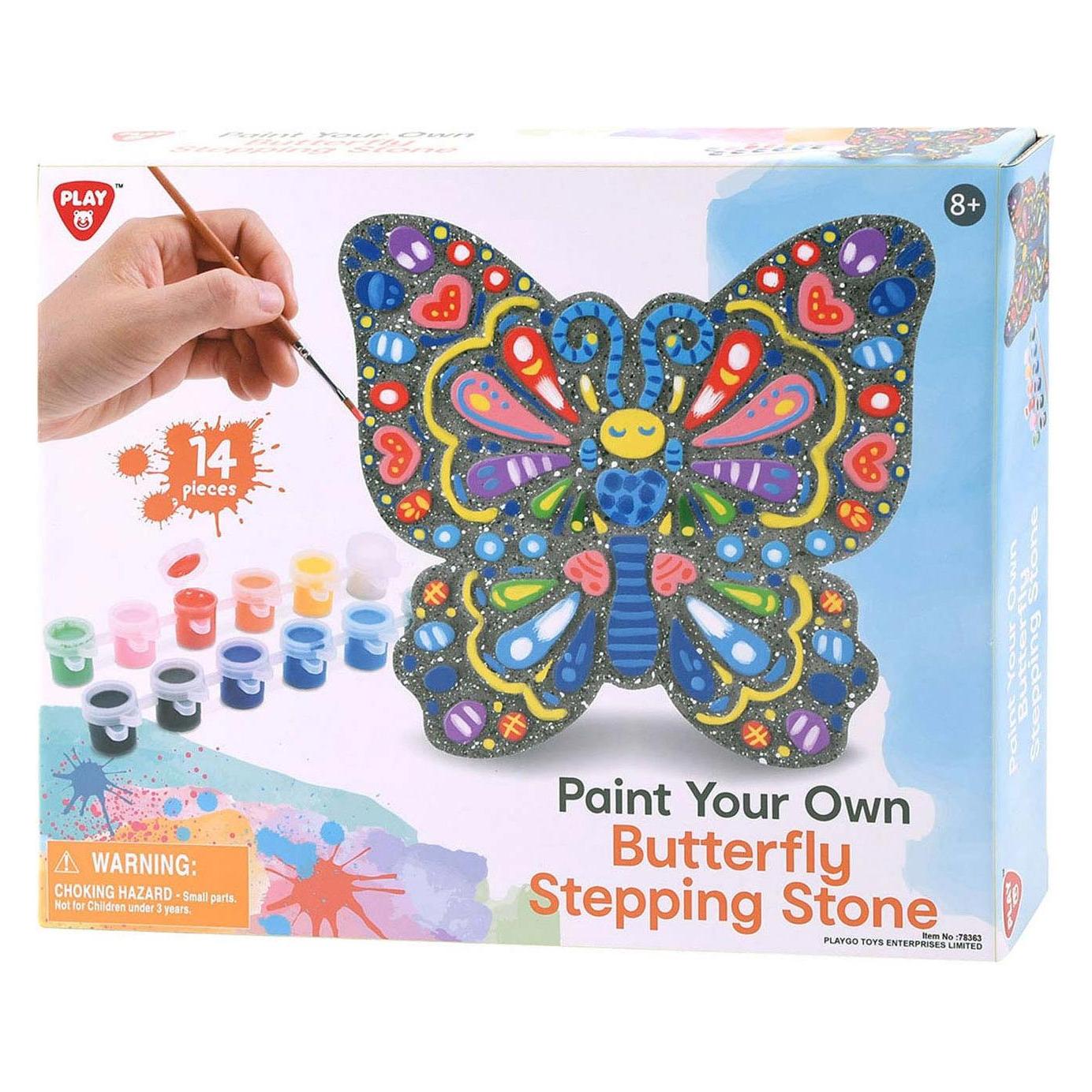 Play Spielen Malen Sie Ihren eigenen Zement-Schmetterling, 14-tlg. (B0CLQ4W9GY)
