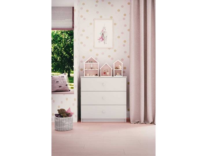 Raumhirsch Furniture Kinderregal Kinderkommode mit Motiv, Spielzeugregal mit Schubladen - Kinderzimmermöbel, stabile Konstruktion, kindgerecht, verschiedene Farben & Designs