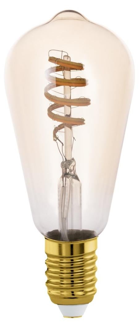 Eglo Jantar Slimme LED Lamp, Glas, E27, ST64, Peervorm