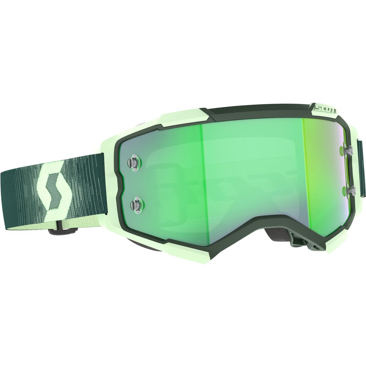 Scott Goggle Fury dark green/mint green/green chrome works (7703) 2728287703279