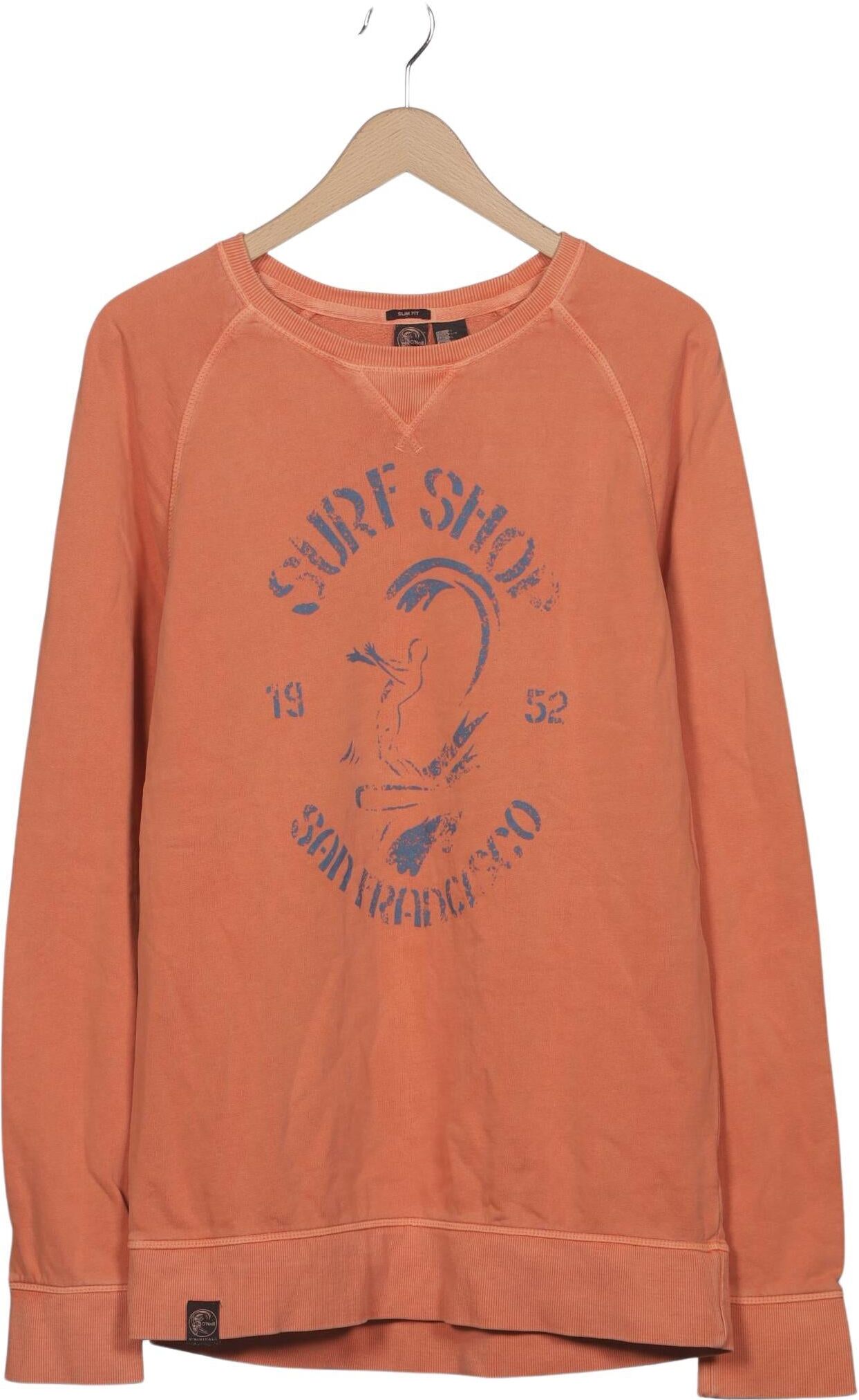 O Neill Herren Sweater, Orange, Gr. L, Baumwolle / Elasthan - Second Hand