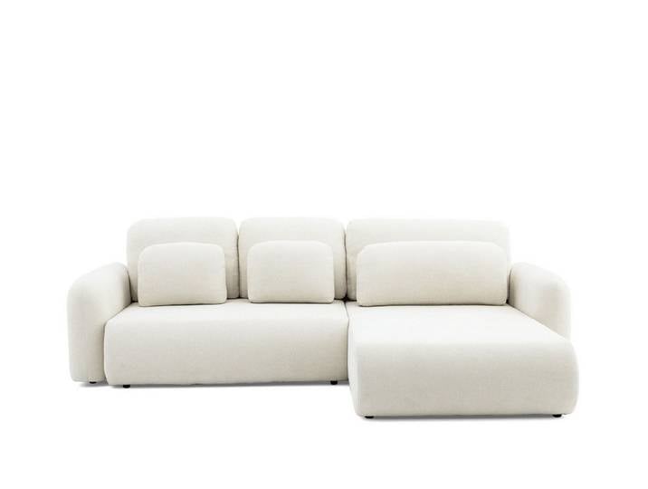Muffo Ecksofa NEST, Schlaffunktion, Bettwäschebehälter