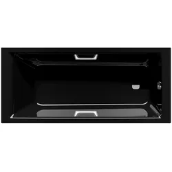 Kaldewei PURO NEXT STAR Badewanne, 1700x700 mm, schwarz, Perl-Effekt, flacher Wannenrand