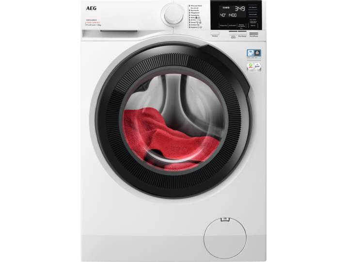 AEG LR7G60489 Waschmaschine / Serie 7000 mit ProSteam® / 8,0 kg / Leise / Mengenautomatik / Nachlegefunktion / Kindersicherung / Wasserstopp / 1400 U/min, 914921756