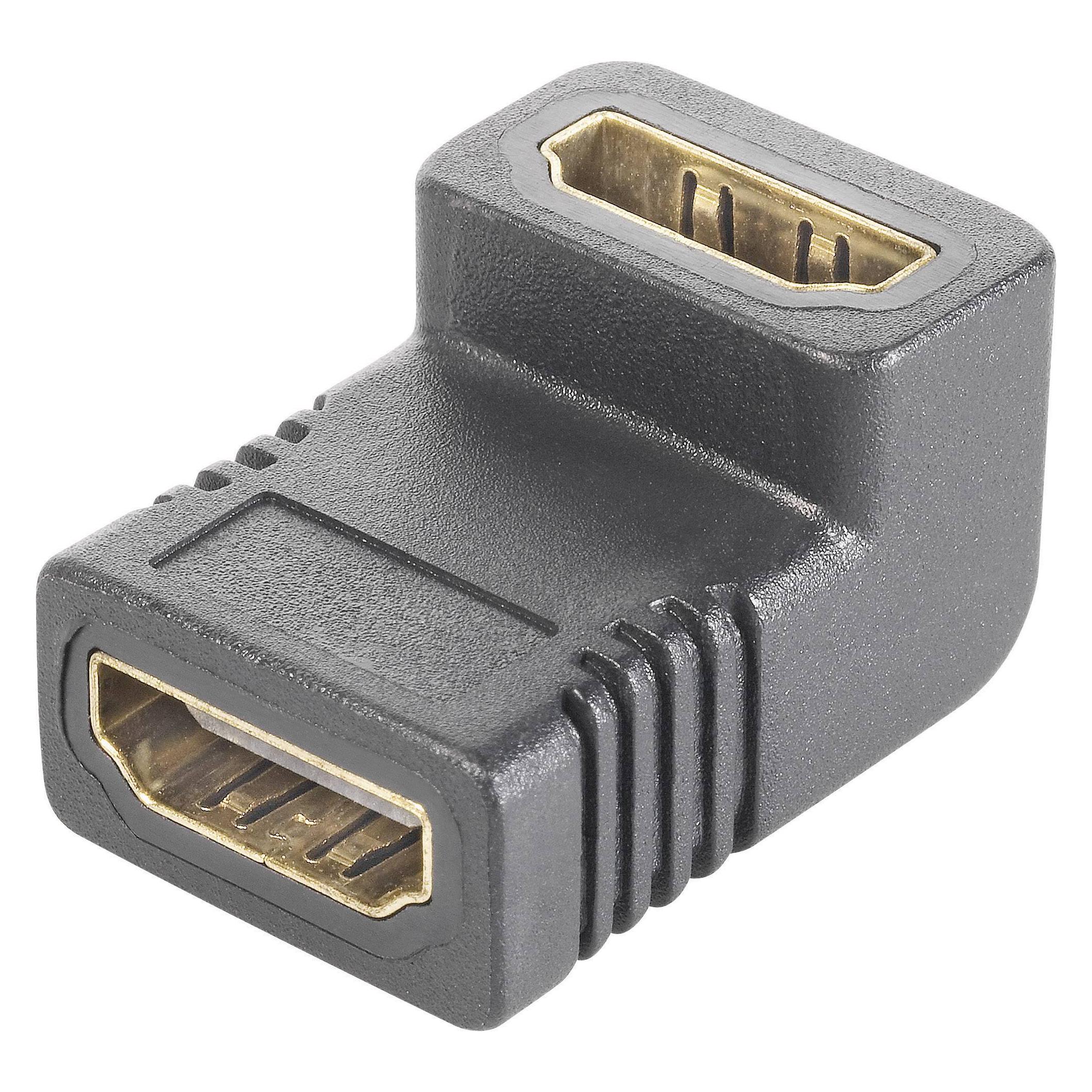 SpeaKa Professional HDMI Doppel-Kupplung gewinkelt 90° (SP-9564944)