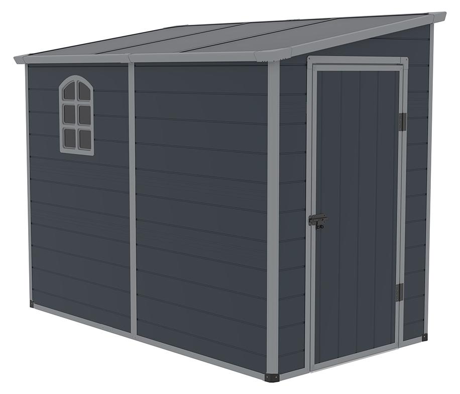 Westmann Hortus L Kunststoff Gerätehaus Anlehngerätehaus 1,5x2,5 m