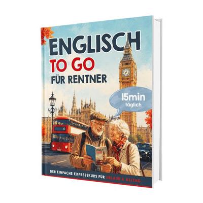 Englisch lernen to Go für Rentner: Der einfache Expresskurs für Urlaub und Alltag – ideal für Anfänger und Erwachsene | Mit Übungen, Vokabellisten,