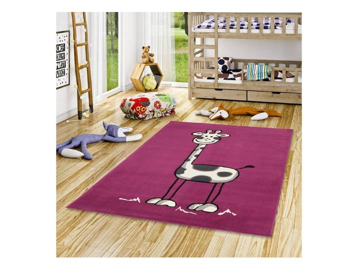 Pergamon Kinderteppich Kinderteppich Trendline Giraffe, Rechteckig, Höhe: 8 mm