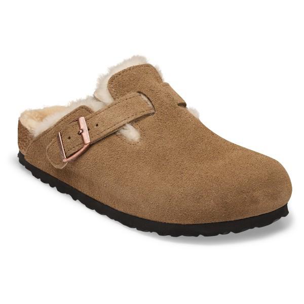 Birkenstock - Boston Suede Shearling - Sandalen 39 - Regular | EU 39 braun
