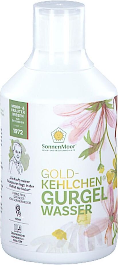 SonnenMoor Goldkehlchen Gurgelwasser mit Alkohol 500ml