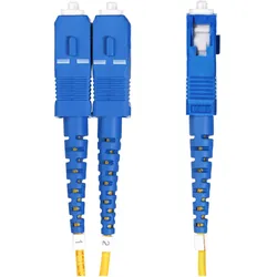 StarTech com 10m OS2 LWL Patchkabel LC zu SC (UPC) Singlemode Duplex, 9/125μm, 10G, Biegeunempfindli (10 m), Netzwerkkabel