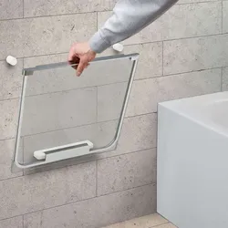 Ottofond Türwandhalterung in weiß für Badewanne Free.. - Zubehör