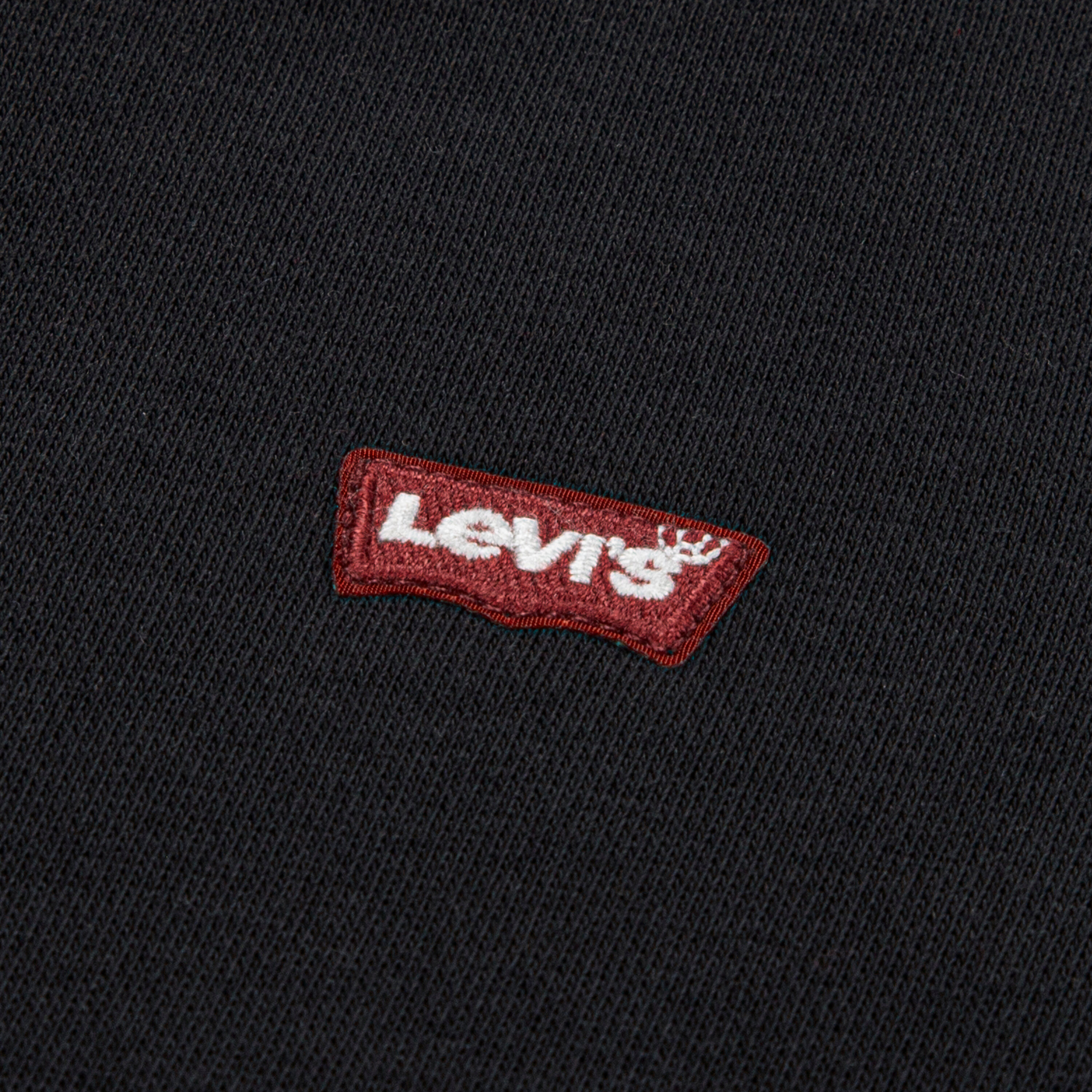 Neugeborenen-Geschenkset LEVI'S KIDS "LVN HOODIE,JOGGER SET", Jungen, Gr. 10 (140), schwarz (jet schwarz), angeraute Sweatware, Obermaterial: 60% Baumwolle, 40% Polyester, KOB Set-Artikel Neugeborenen-Geschenkset, mit kleiner Label-Applikation- Stickerei 