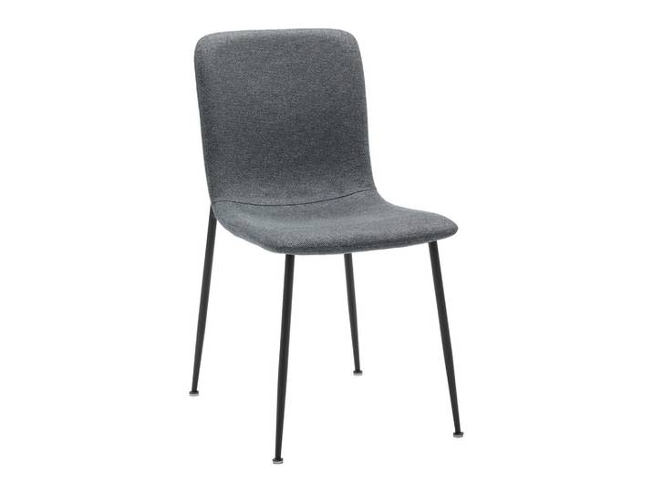 Stuhl Nele Grau Leinenoptik Gepolstert