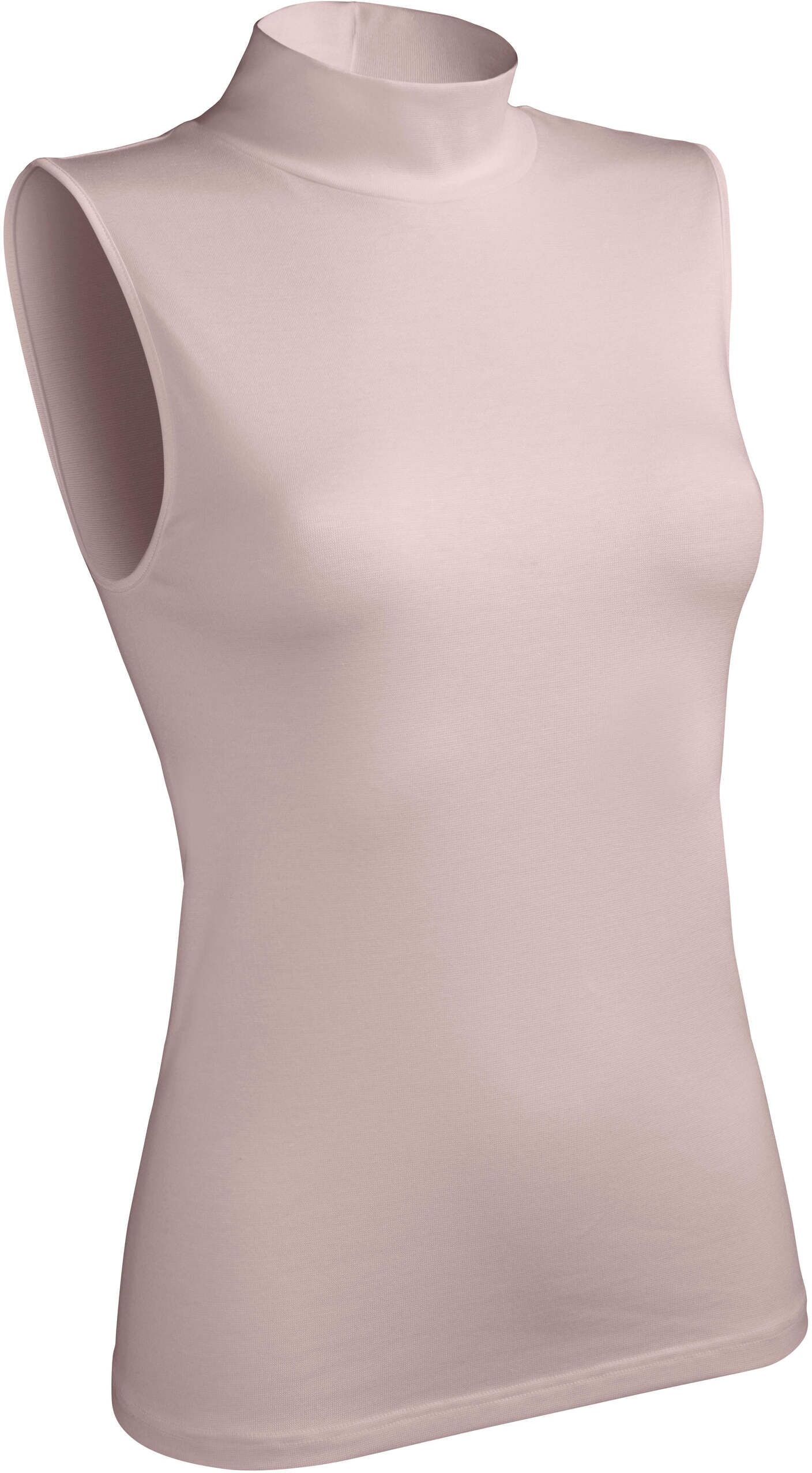 Unterhemd SPEIDEL "Blazershirt Blazershirt mit Stehkragen", Damen, Gr. 44, 1 Stk., Verkürzter Arm, mauve, Basic, Unterhemden Unterhemd